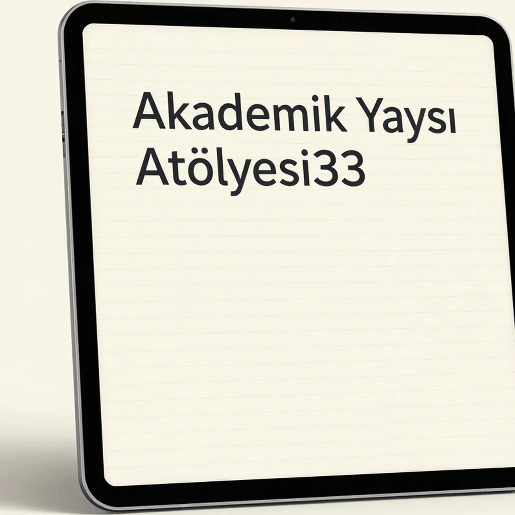 Akademik Yazı Atölyesi